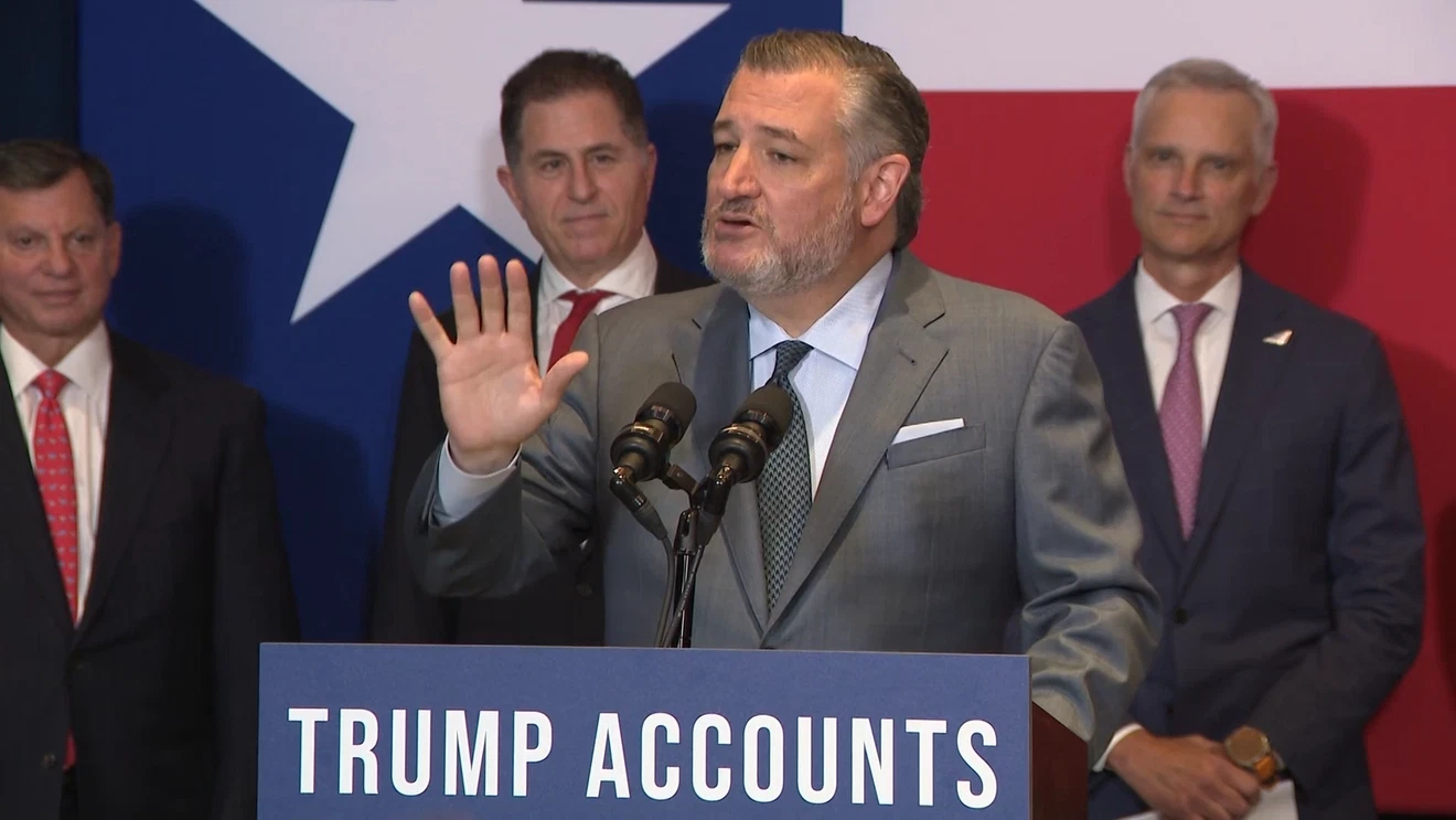 Cruz speaks at the Texas Business Rountable event.